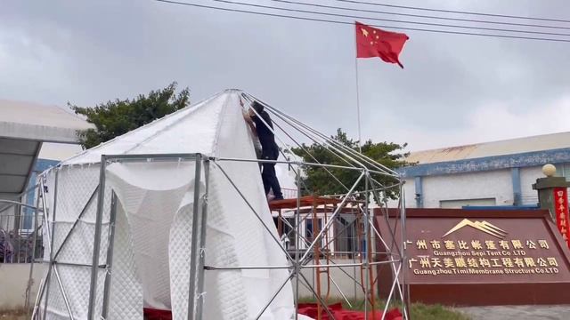 Glamping yurt tent waterproof safari tent смотреть онлайн