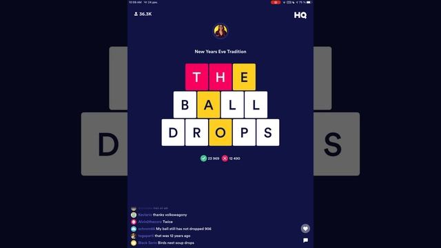 Holiday HQ Words | $5000/24.88 | 12.23.20 9pm ET