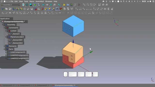 [LinkStage3] FreeCAD in context modelling. Simplified version. смотреть онлайн