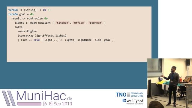 MuniHac 2019: Fast Downward: Solving Declarative Planning problems in Haskell смотреть онлайн
