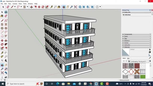 Importing 3D Warehouse Obj. Into SketchupPro '21 #design #sketchup  #sketchup2021 #sketchuppro #3d