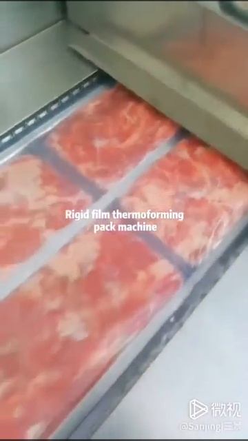 Beef thermofomring vacuum packing machine смотреть онлайн