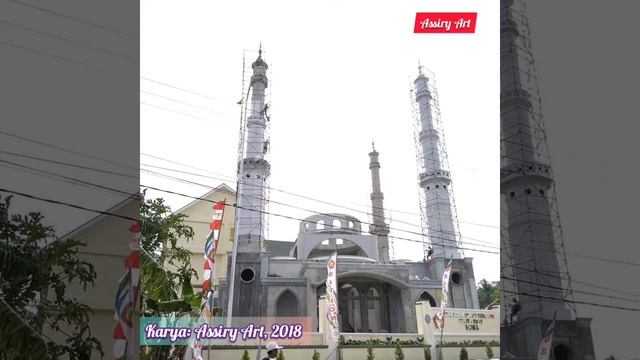 EMPAT MENARA GRC MASJID HERWANSYAH KUBAH EMAS, LABUAN BANTEN, ASSIRY ART, 2018 смотреть онлайн