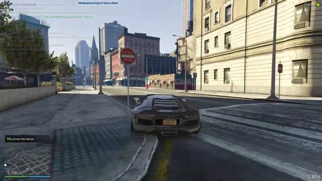 GTA5 driving around Liberty city in a Lamborghini Aventador смотреть онлайн
