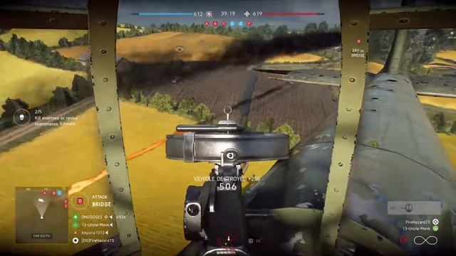 Battlefield V - Tail Gunner Never Lets Up.