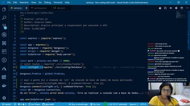 Live Coding: Bora aprender TDD com Mocha, Chai & Node.js - Parte II смотреть онлайн