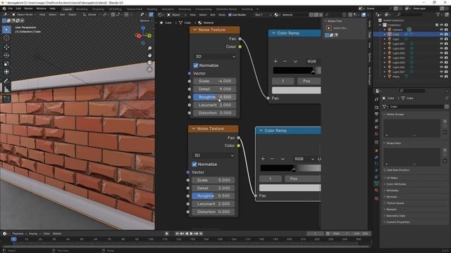 How to Simulate Damage on a Procedural Brick Texture | Blender 4.0 смотреть онлайн