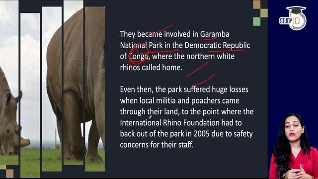 Northern White Rhinoceros facts - Can the subspecies be saved? Environment Current Affairs for UPSC смотреть онлайн