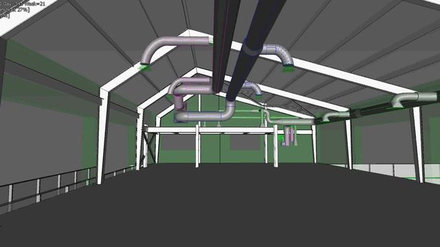 BIM (4D): Time simulation.New Frenchay Market. смотреть онлайн
