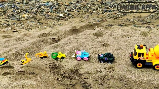 Menemukan Mainan Mobil, Excavator,Super Truk, Mobil Forklift, Mobil Polisi, Buldoser,Truk Pasir, смотреть онлайн