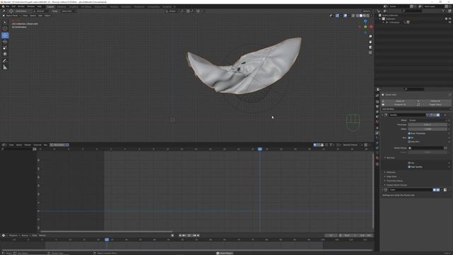 A "Spooky" Cloth Simulation in Blender смотреть онлайн