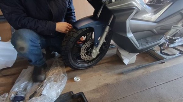 Сборка скутера vento jet. Часть 3.