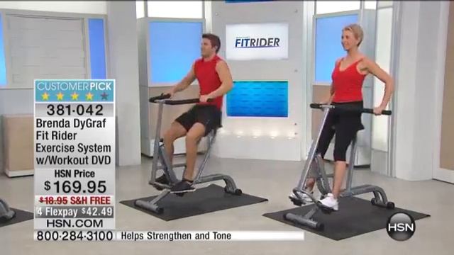Brenda DyGraf Fit Rider Exercise System with Workout DVD смотреть онлайн