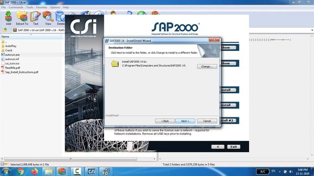 Cara install sap 2000 v 14 смотреть онлайн