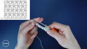 КРАСИВЫЙ и УНИВЕРСАЛЬНЫЙ узор крючком | Узор цветочки или звёздочки по схеме!