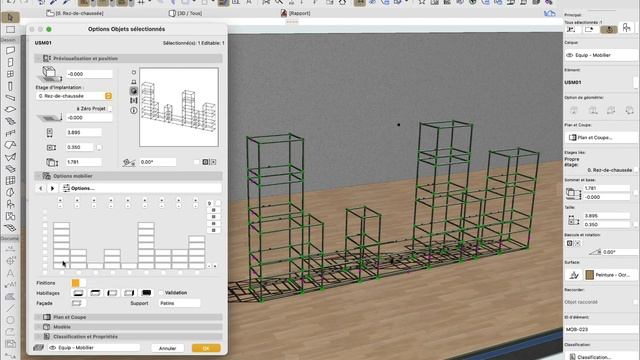 Présentation concept meuble modulable paramétrique pour Archicad смотреть онлайн