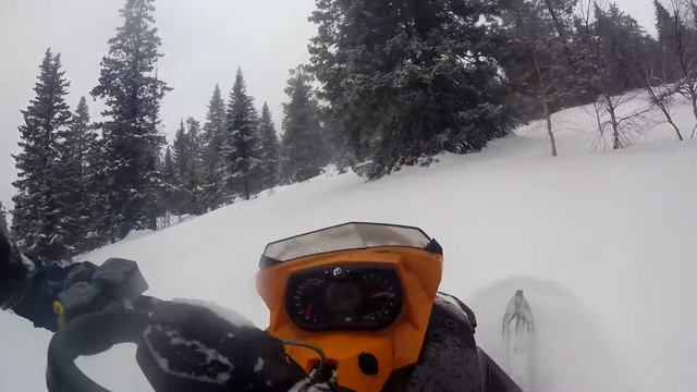 Снегоход и go pro - 1 (52 секунды) смотреть онлайн