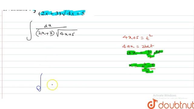 Evaluate: `intdx/((2x+3)sqrt(4x+5))` смотреть онлайн