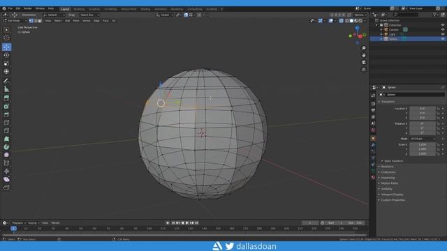 Switching From Maya to Blender 2.82 - Merge Multiple Vertices to Another Vertice смотреть онлайн