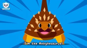 Ankylosaurus Song | Thump! Thump!💥 | Dinosaur Song | Kids Song | TOMTOMI