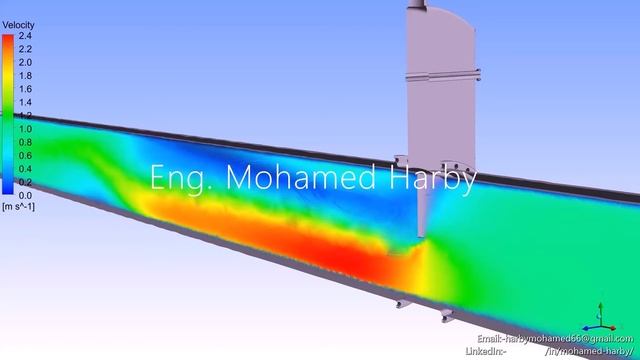 CFD Ansys Fluent: Transient Simulation of Water through a Partially Closed Gate Valve смотреть онлайн