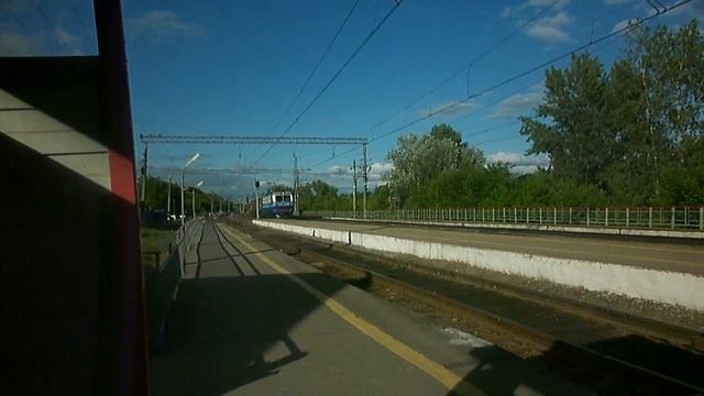 Электровоз ЧС2К-917 с вагоном-путеизмерителем смотреть онлайн