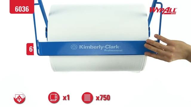 6036 Протирочный материал в рулонах WypAll X60 белый (1 рулон 750 листов) смотреть онлайн