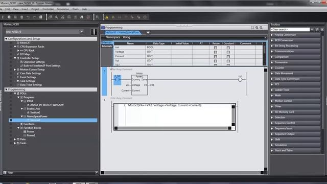 Function Blocks in Sysmac Studio смотреть онлайн