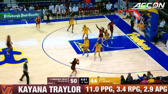 Kayana Traylor 2022-23 Regular Season Highlights | Virginia Tech Guard смотреть онлайн
