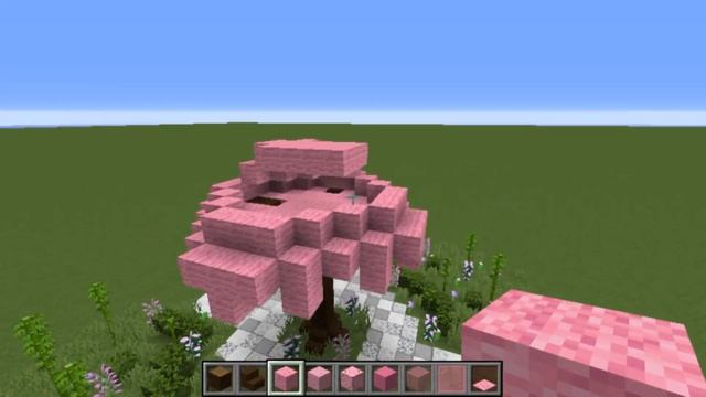 Minecraft Building Tutorial : How to build Cherry Blossom Trees смотреть онлайн