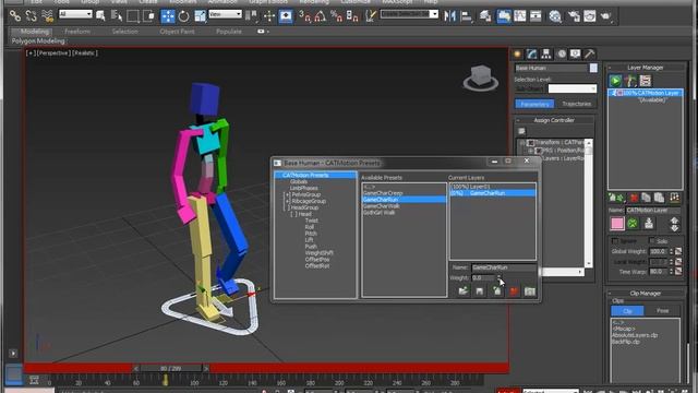 3ds Max 骨架建立教學 - Part 1（CAT Motion Layer） смотреть онлайн