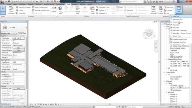 Revit Architecture 2012 - Keyboard Shortcuts смотреть онлайн