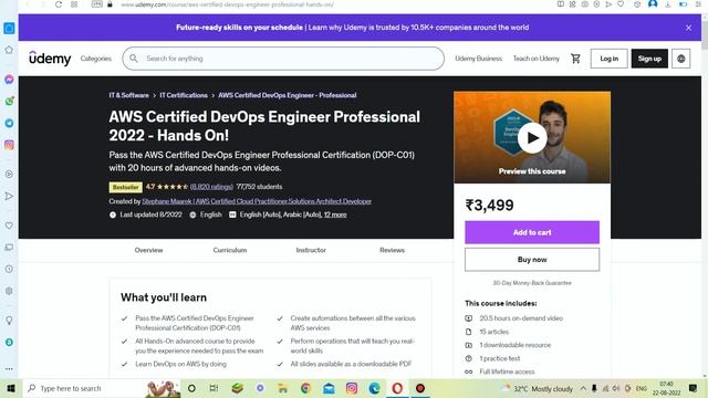 Best 5 courses to Crack AWS Certified DevOps Engineer Professional Exam || AWS смотреть онлайн