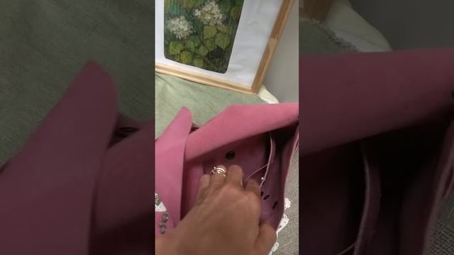 Кожаная сумочка через плечо. смотреть онлайн