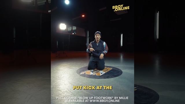 Imrove your footwork! ‘Kick and slide’ with Seven Step by Millie 💥 смотреть онлайн