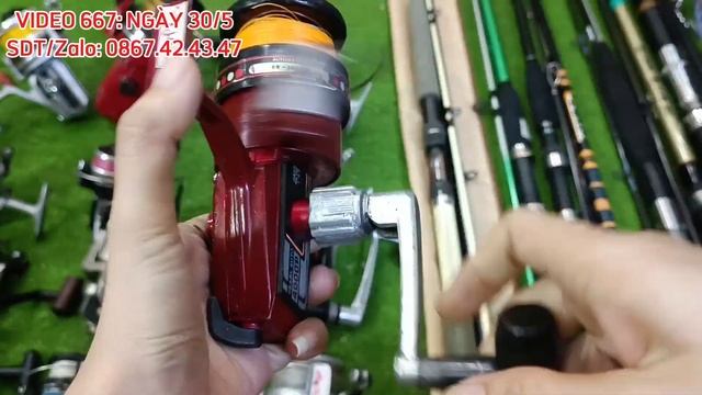 Video 667: Cần + máy câu nhật bãi, máy câu cốt trợ lực, máy mini, cần 2 3 khúc chỉ 1xx смотреть онлайн