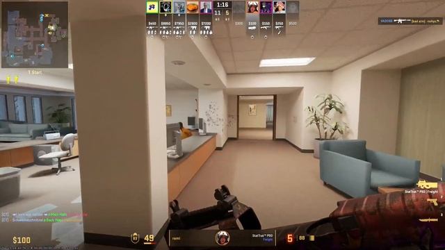 ACE in CS2 Office Map | Full Round Gameplay #CS2 #1 смотреть онлайн