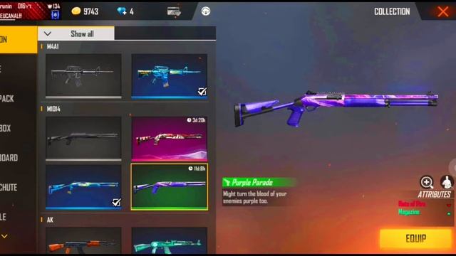 PACK DE ARMAS ROUPAS EMOTES SKINS DE ARMAS MAIS INSANO DO FREE FIRE!!! смотреть онлайн