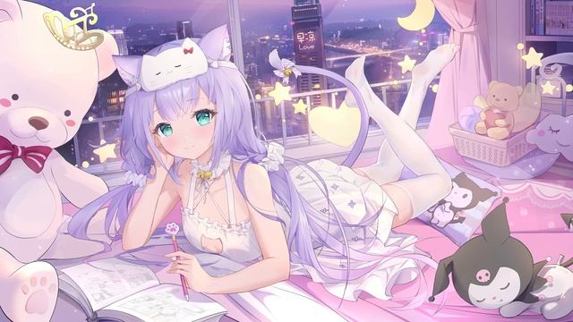 5K Live Wallpaper Cool Anime Girl смотреть онлайн