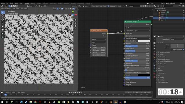 Blender 2.81 : Wave Nodes (In 60 Seconds!!!) смотреть онлайн