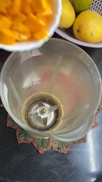 😍Mango Coconut Crush😋 #viral #recipe #asmr #1k #shorts #short #summer