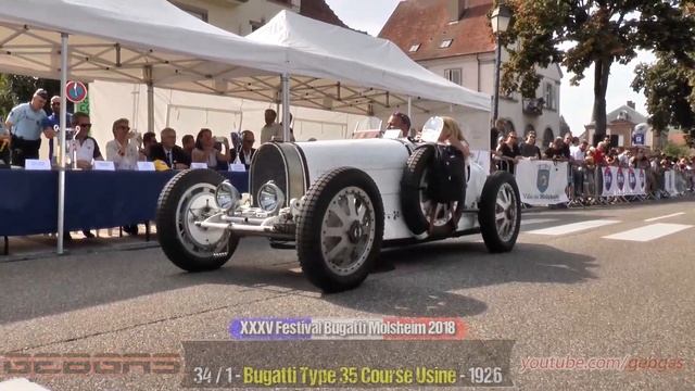 Bugatti Type 35 Course Usine 1926 - 2018 - Molsheim смотреть онлайн