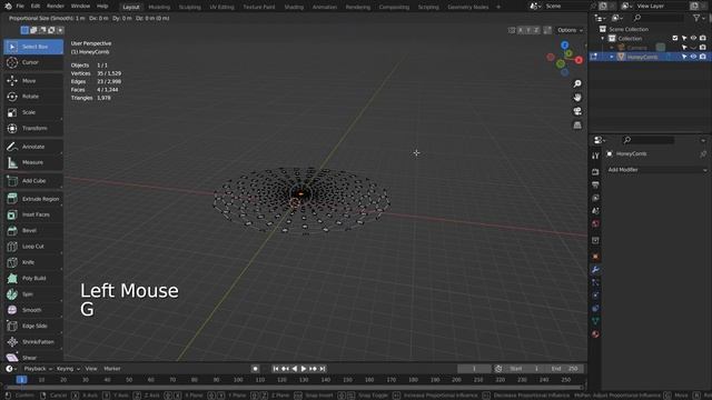 Blender Tutorial - Honeycomb based mesh смотреть онлайн