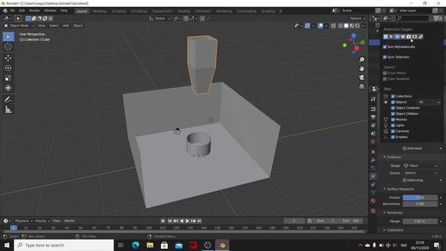 Blender 2.9 Tutorial : Realistic Animation of a Falling Ball смотреть онлайн