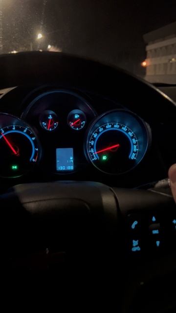 Разгон до 100 Chevrolet Cruze 1.8 Mt