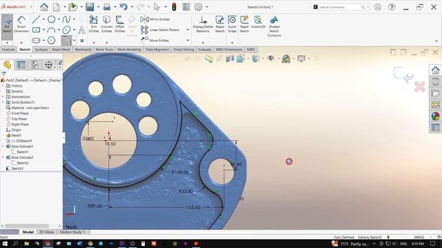 Design by scan3D in solidworks смотреть онлайн