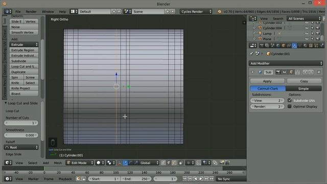 Blender Tutorial - Create a Pencil Using Blender смотреть онлайн