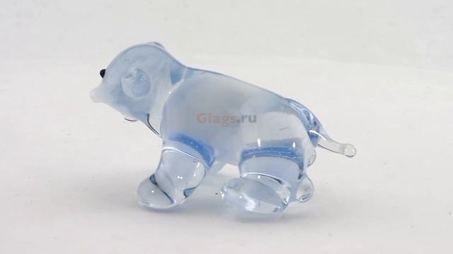Цветное декоративное стекло Медведь белый смотреть онлайн