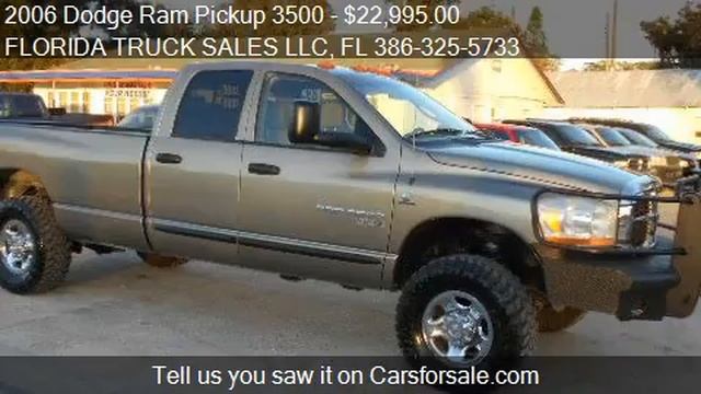 2006 Dodge Ram Pickup 3500 for sale in Palatka, FL 32177 at смотреть онлайн