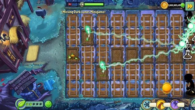 PvZ2 Dark Lanes Minigame Zombies level 2 смотреть онлайн